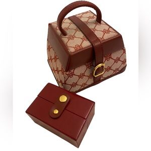 Travel Jewelry Box Faux Leather Small Jewelry Organizer